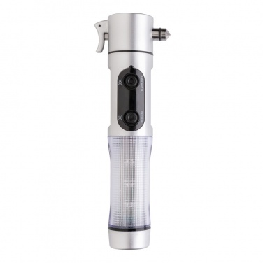 Logo trade corporate gifts image of: Emergency light with hammer