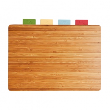 Logo trade business gifts image of: Cutting board with 4pcs hygienic boards