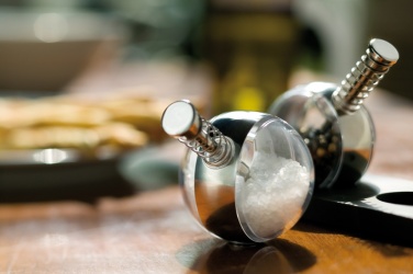 Logo trade business gifts image of: Planet pepper & salt set