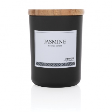 Logotrade promotional merchandise photo of: Ukiyo deluxe scented candle with bamboo lid