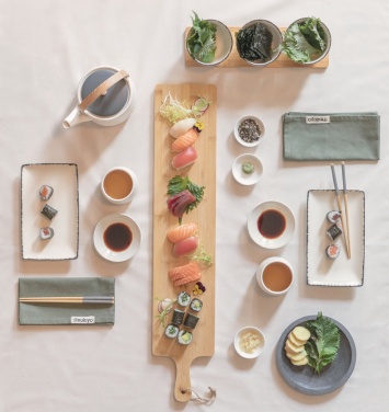 Logotrade promotional products photo of: Ukiyo 3pc serving bowl set with bamboo tray