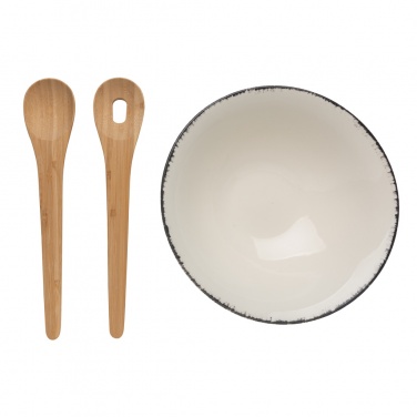 Logotrade promotional gift picture of: Ukiyo salad bowl with bamboo salad server