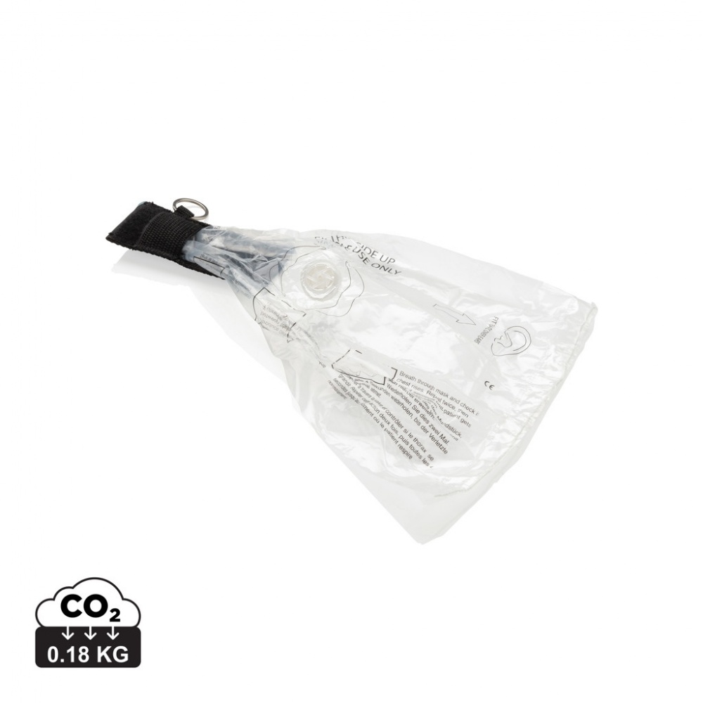 Logo trade advertising products image of: Keychain CPR mask