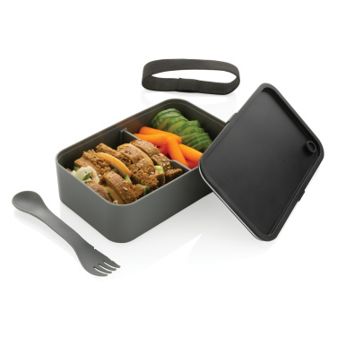 Logotrade promotional merchandise image of: GRS recycled PP lunch box with spork