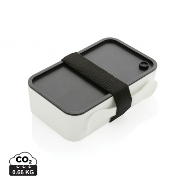 Logo trade promotional items picture of: GRS recycled PP lunch box with spork