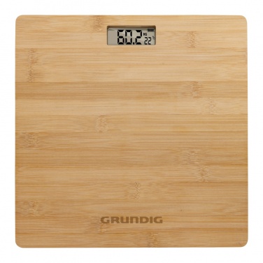 Logotrade business gifts photo of: Grundig Bamboo Digital Body Scale