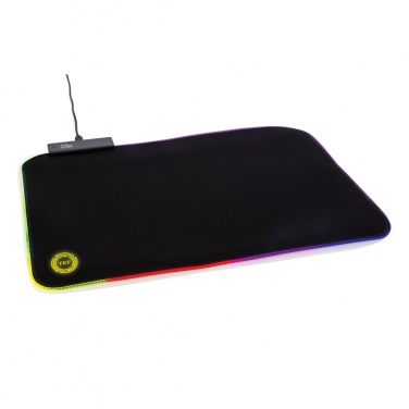 Logo trade business gifts image of: RGB gaming mousepad