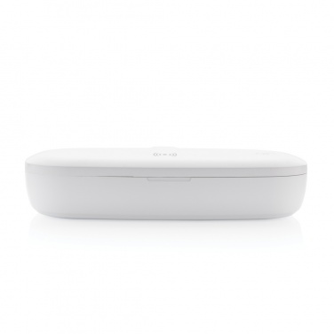 Logotrade promotional product image of: UV-C steriliser box with 5W wireless charger