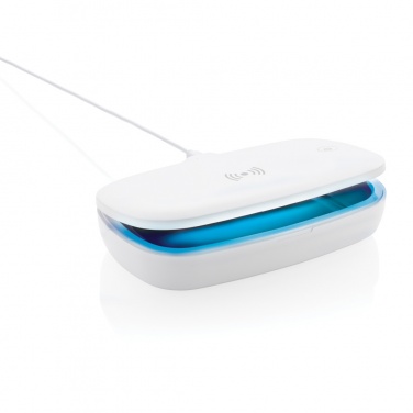 Logotrade promotional giveaways photo of: UV-C steriliser box with 5W wireless charger