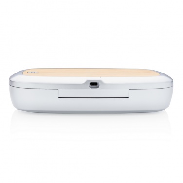 Logo trade corporate gifts image of: Rena UV-C steriliser box with 5W wireless charger