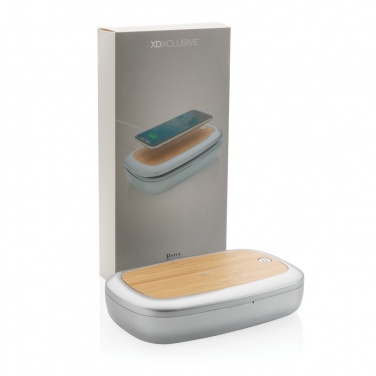 Logotrade promotional gift image of: Rena UV-C steriliser box with 5W wireless charger