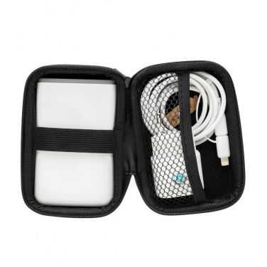 Logotrade promotional gift picture of: Surge RCS recyled PET 20W type C 3 pcs charging set