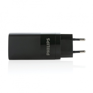 Logo trade promotional items image of: Philips 65W ultra fast PD 3-port USB wall charger