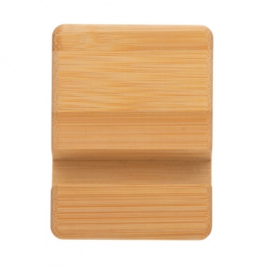 Logo trade promotional item photo of: Bamboo phone stand XD
