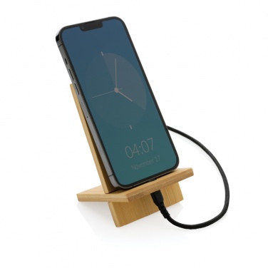 Logotrade corporate gifts photo of: Bamboo phone stand in kraft box
