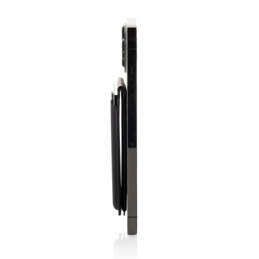 Logotrade promotional item picture of: Magstand RCS recycled PU magnetic phone wallet with stand