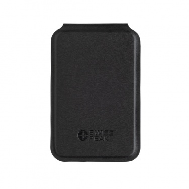 Logo trade promotional giveaways image of: Magstand RCS recycled PU magnetic phone wallet with stand