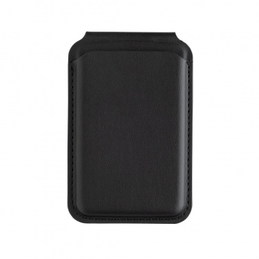 Logo trade promotional giveaways picture of: Magstand RCS recycled PU magnetic phone wallet with stand