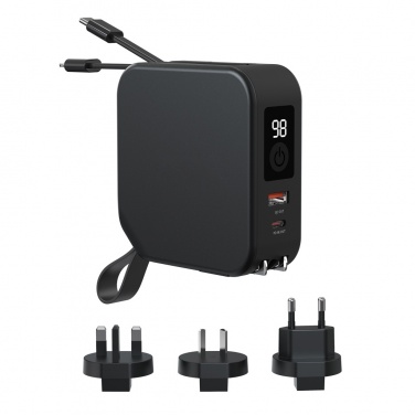 Logo trade promotional merchandise image of: Urban Vitamin Saratoga 5 in 1 universal charger