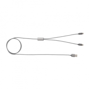 Logotrade corporate gift image of: 3-in-1 braided cable