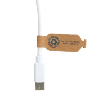 Logo trade advertising products image of: RCS recycled plastic Ontario 6-in-1 cable