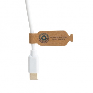 Logotrade promotional item picture of: RCS recycled plastic Ontario 6-in-1 round cable
