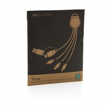 Logotrade promotional gift picture of: Terra RCS recycled aluminium 6-in-1 charging cable