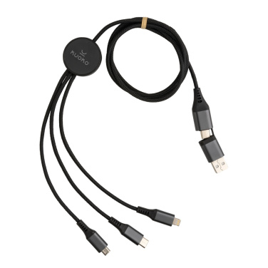 Logo trade promotional products picture of: Terra RCS recycled aluminium 120cm 6-in-1 cable