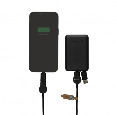 Logo trade advertising products picture of: Oakland RCS recycled plastic 6-in-1 fast charging 45W cable