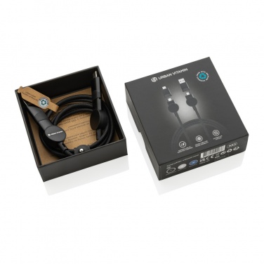 Logotrade promotional gift picture of: Oakland RCS recycled plastic 6-in-1 fast charging 45W cable