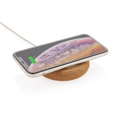 Logotrade corporate gift picture of: Cork and Wheat 5W wireless charger