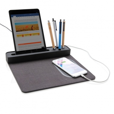 Logotrade promotional merchandise image of: Air mousepad with 5W wireless charging and USB
