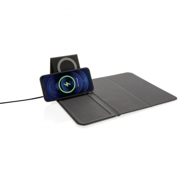 Logo trade promotional items picture of: Artic Magnetic 10W wireless charging phonestand