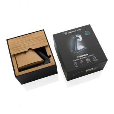Logo trade business gifts image of: Urban Vitamin Fairfield 3 in1 RCS rplastic charger