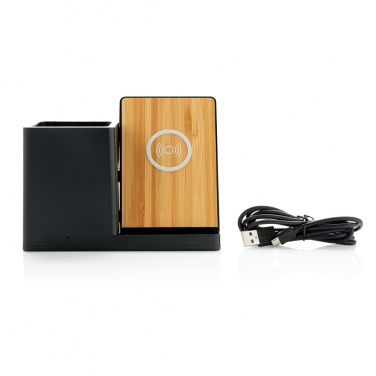 Logo trade promotional merchandise picture of: Ontario RCS recycled plastic 10W wireless charger