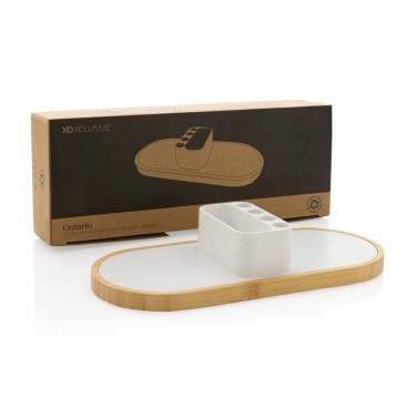 Logotrade promotional giveaways photo of: Ontario RCS rplastic 10W dual wireless