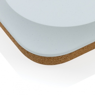 Logotrade promotional merchandise image of: Oregon RCS recycled plastic and cork 10W wireless