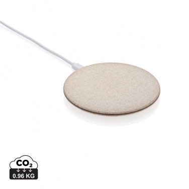 Logotrade promotional merchandise picture of: 5W Wheat straw wireless charger