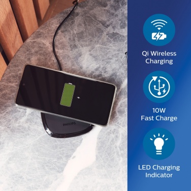 Logotrade promotional merchandise photo of: Philips 10W Qi wireless charger