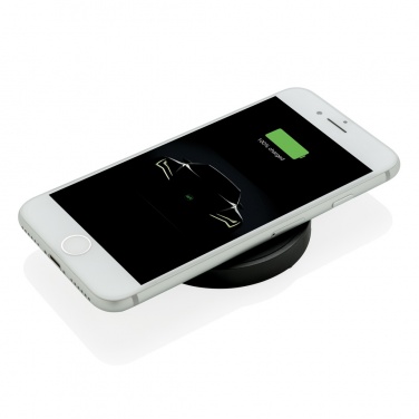 Logo trade promotional merchandise image of: 5W wireless charging pad round