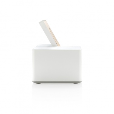 Logo trade promotional giveaways picture of: Ontario 5W wireless charger with speaker