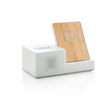 Logotrade promotional merchandise picture of: Ontario 5W wireless charger with speaker