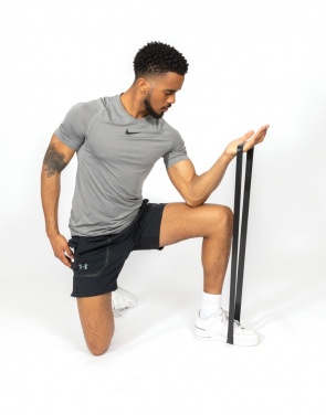 Logo trade corporate gift photo of: 4pc elastic fitness bands in pouch