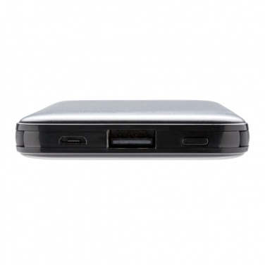 Logo trade corporate gifts image of: 5.000 mAh Pocket Powerbank with integrated cables