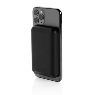 Logotrade promotional gift image of: Magnetic 5.000 mAh 5W wireless powerbank