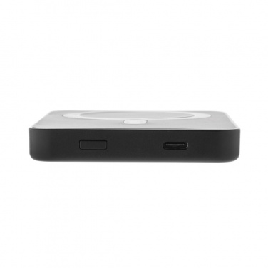 Logotrade promotional gift image of: Magnetix RCS recycled plastic 5000 mah magnetic powerbank