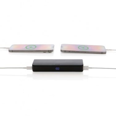 Logo trade promotional merchandise image of: FlashCharge RCS rplastic 20000 mah fast charge powerbank
