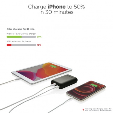 Logotrade promotional item image of: Urban Vitamin Alameda 10.000 mAh 18W PD powerbank