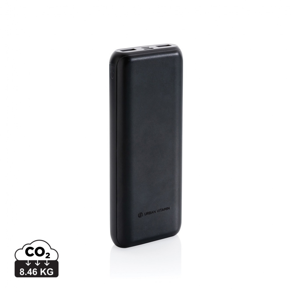 Logotrade promotional merchandise picture of: Urban Vitamin Pasadena 20.000 mAh 18W PD powerbank