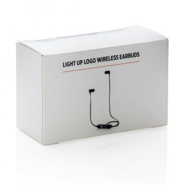 Logo trade business gift photo of: Light up logo wireless earbuds